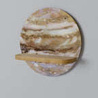 JUPITER WALK Rundes Kunstregal in Eiche-Optik