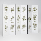 WHISPERS OF WILD HERBS 6-teiliger Paravent