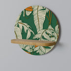 VERDANT PLEASURES Rundes Kunstregal in Eiche-Optik