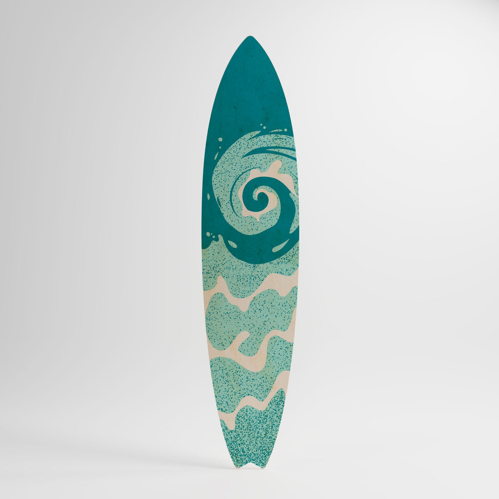 AQUA HELIX Deko-Surfboard