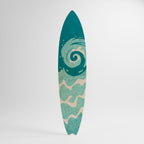 AQUA HELIX Deko-Surfboard