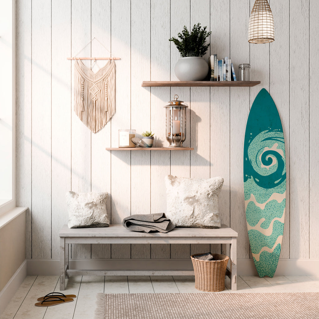AQUA HELIX Deko-Surfboard
