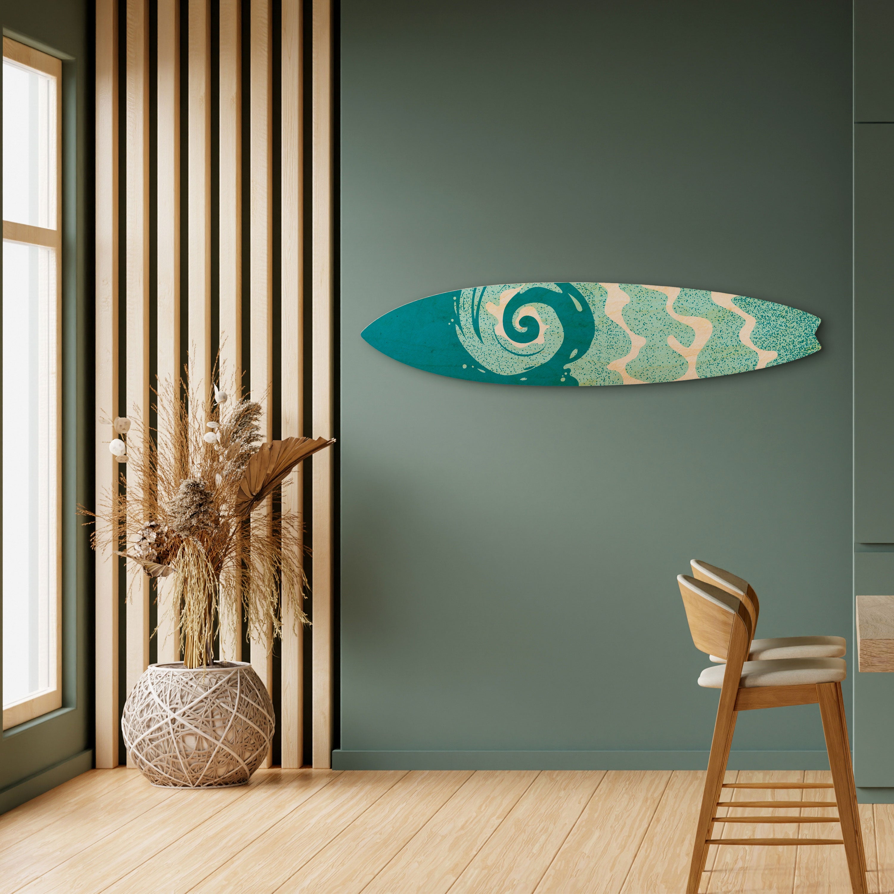 AQUA HELIX Deko-Surfboard