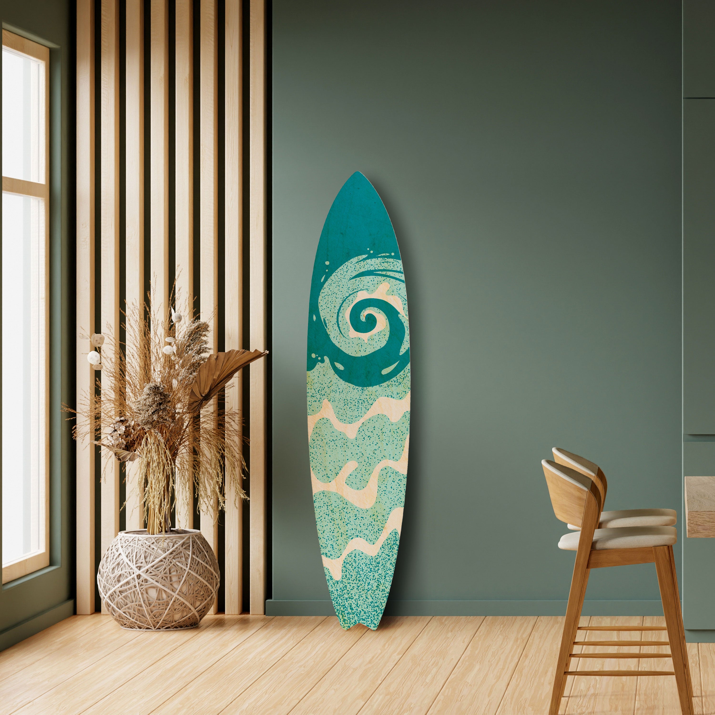 AQUA HELIX Deko-Surfboard