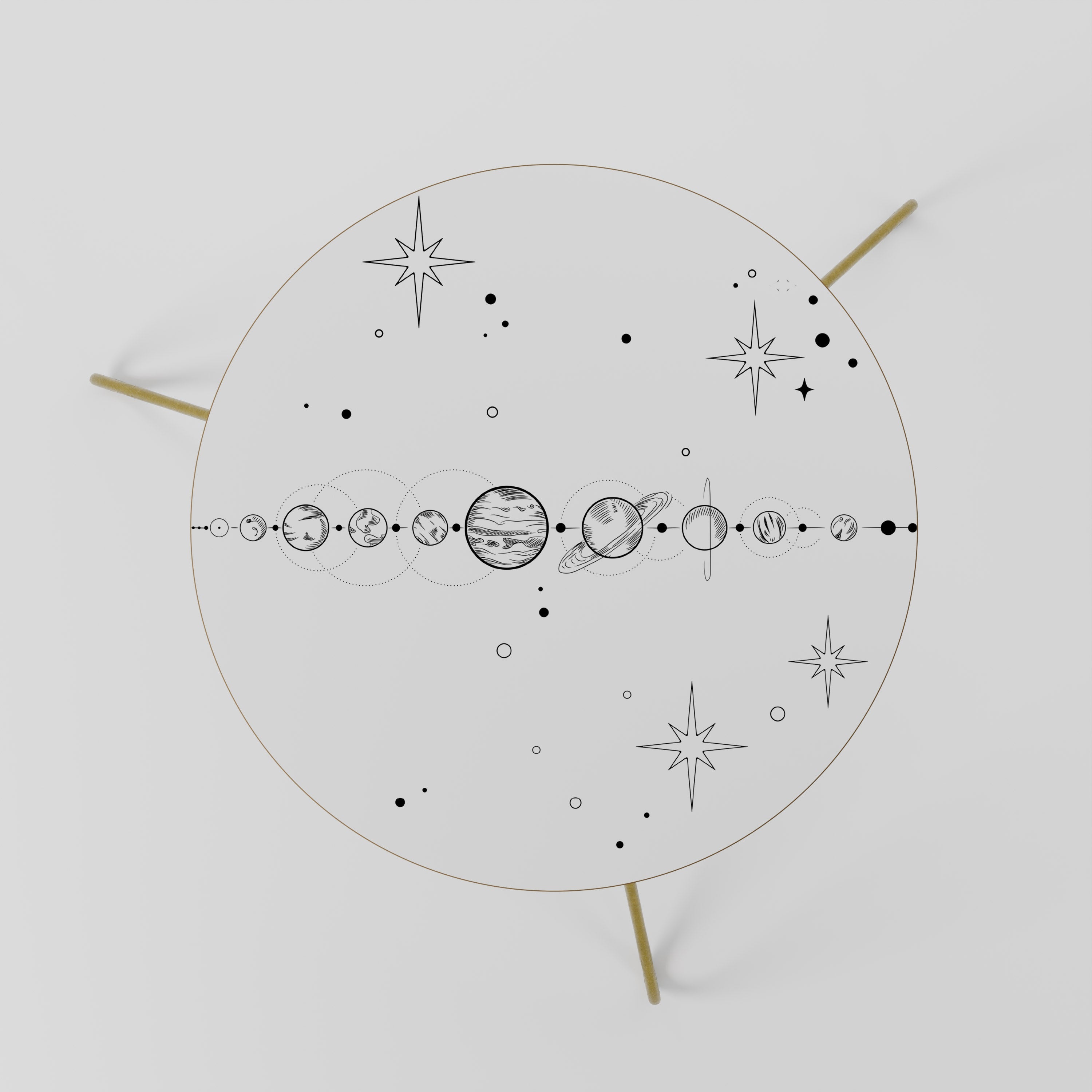 GALAXY OUTLINE Couchtisch 60