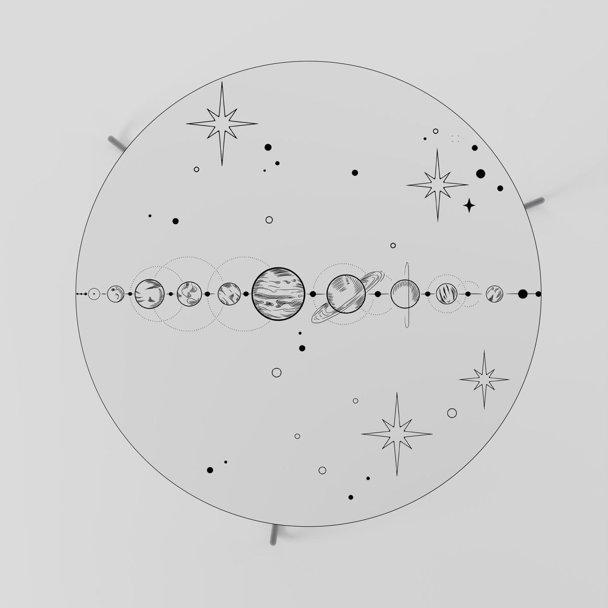 GALAXY OUTLINE Couchtisch