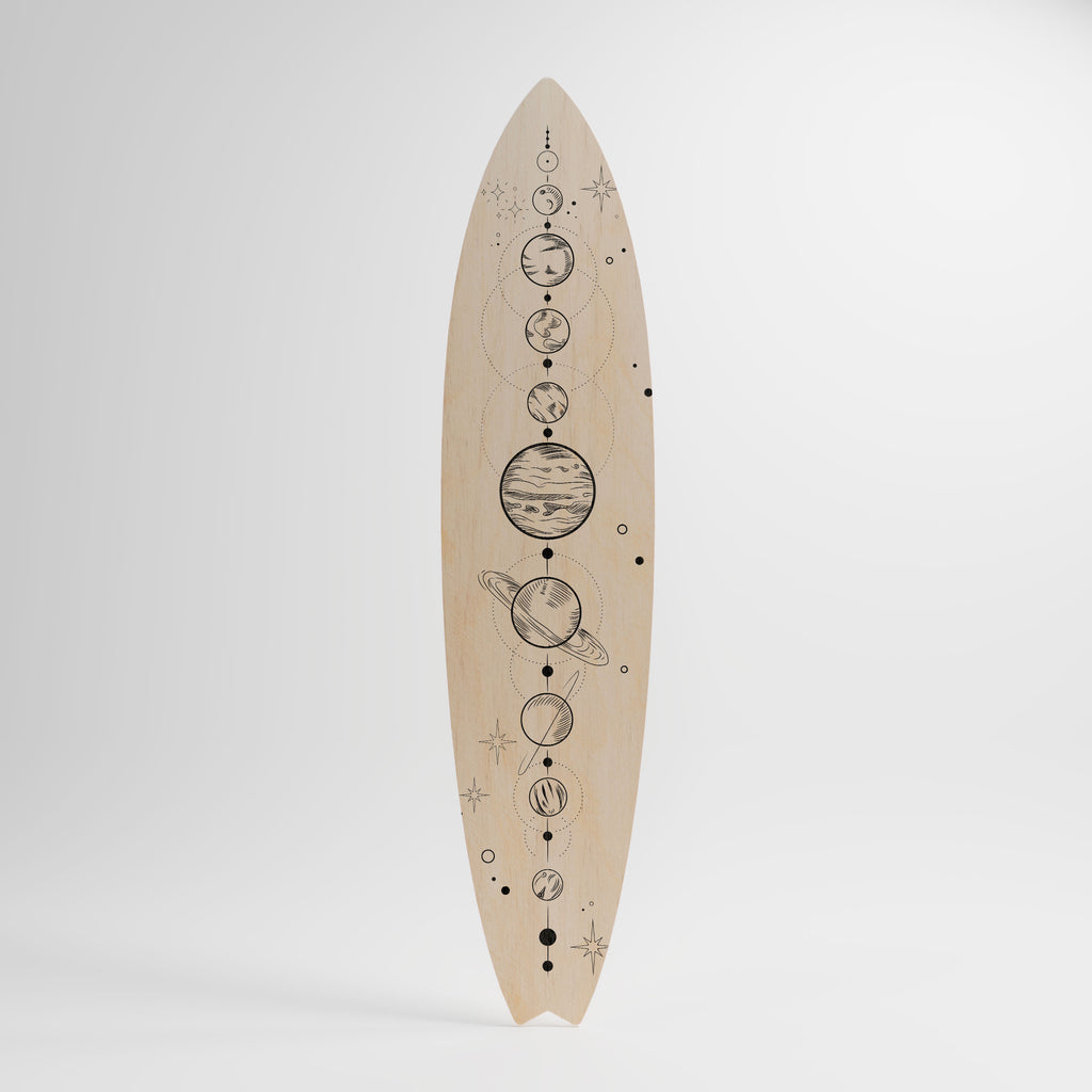 GALAXY OUTLINE Surfboard Decorative Panel