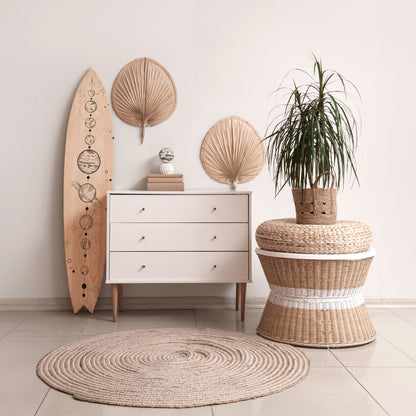 GALAXY OUTLINE Deko-Surfboard