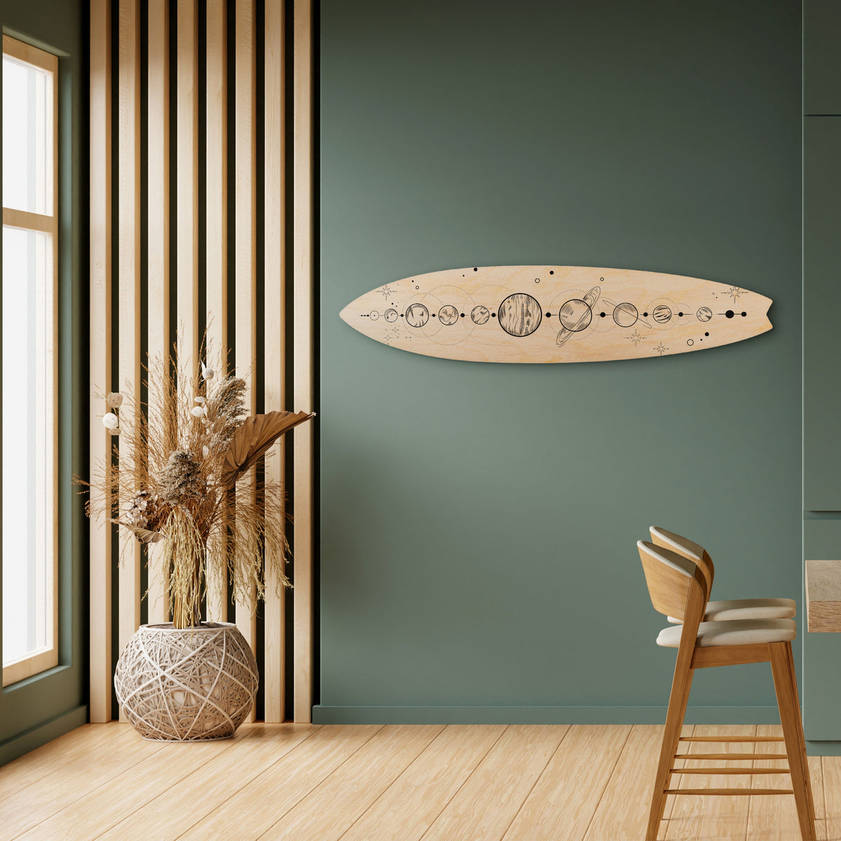 GALAXY OUTLINE Surfboard Decorative Panel