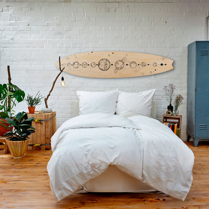 GALAXY OUTLINE Deko-Surfboard