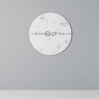GALAXY OUTLINE Runde Wanddekoration Ø 69 cm