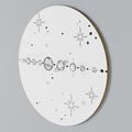 GALAXY OUTLINE Round Wall Art