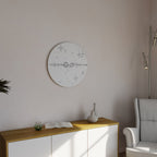 GALAXY OUTLINE Runde Wanddekoration Ø 69 cm