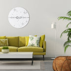 GALAXY OUTLINE Runde Wanddekoration Ø 69 cm