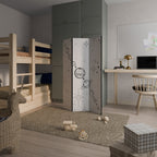 GALAXY OUTLINE Dekorativer Paravent - 3-teilig