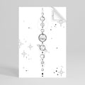 GALAXY OUTLINE Selbstklebendes Poster - Hochformat
