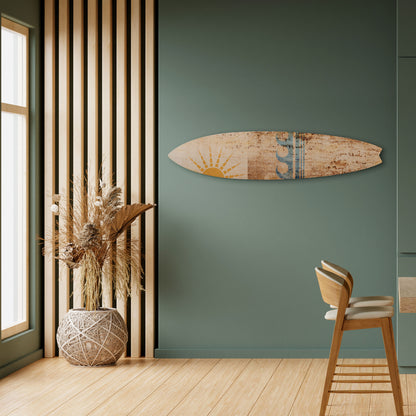 SUN-KISSED WAVES Deko-Surfboard