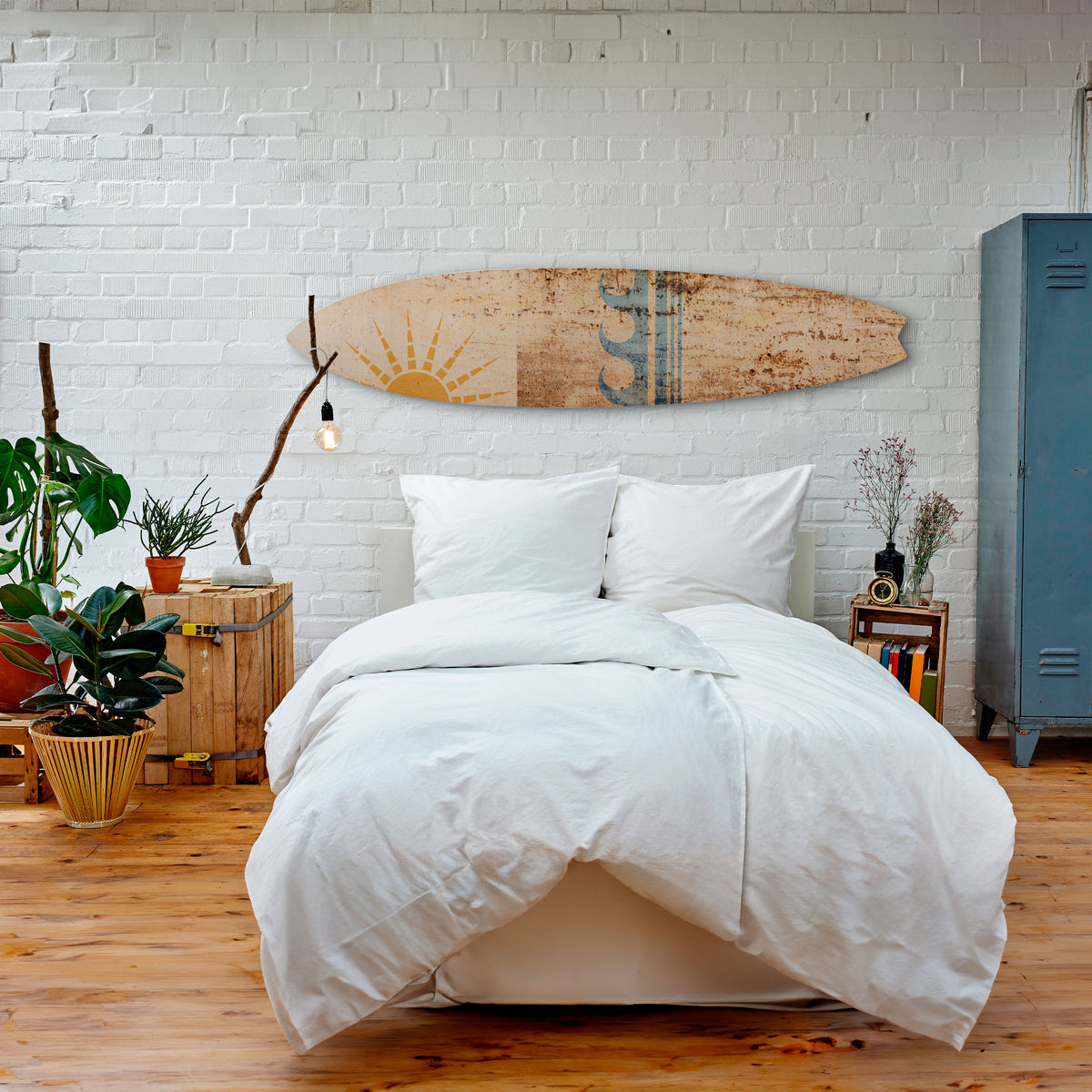 SUN-KISSED WAVES Deko-Surfboard