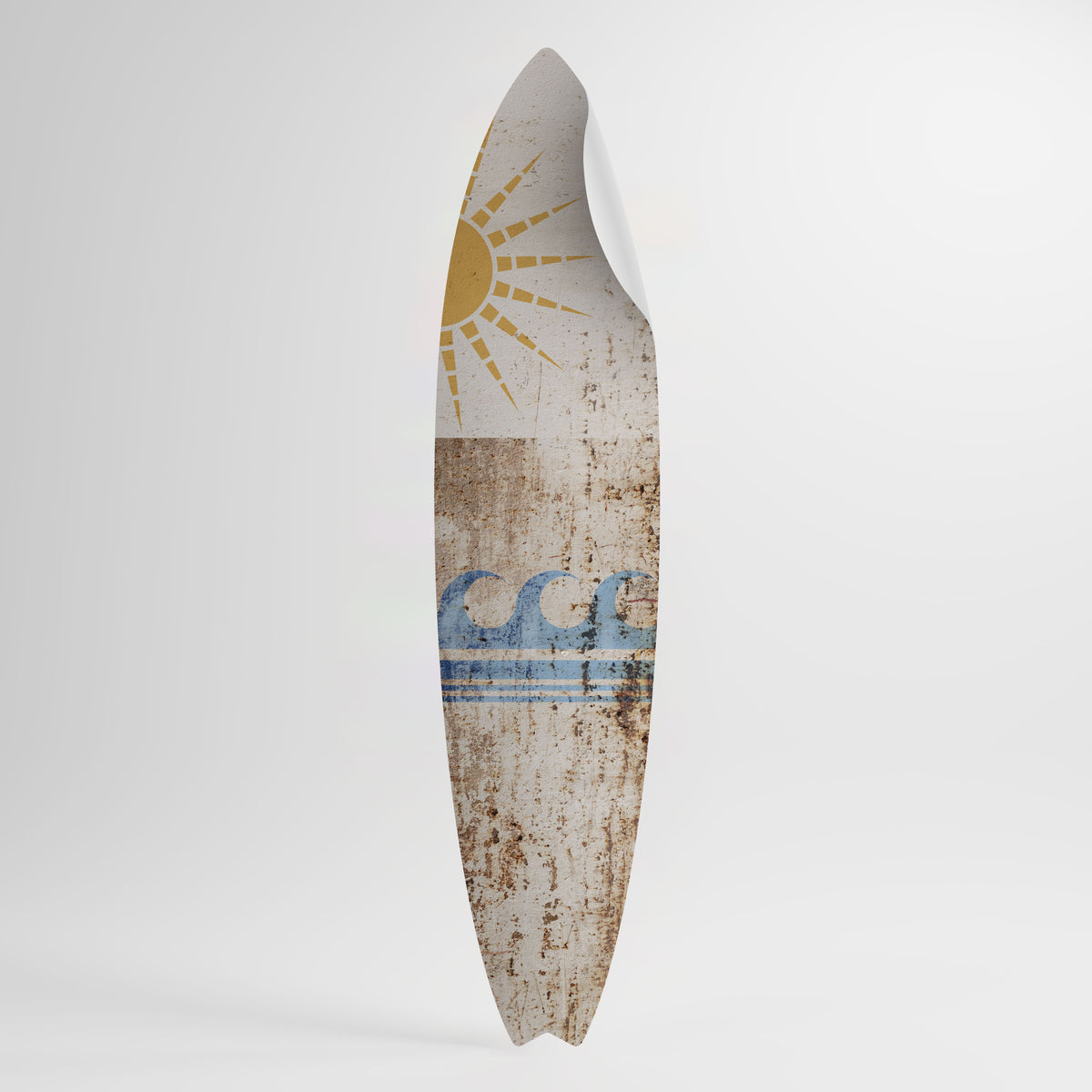 SUN-KISSED WAVES Surfboard-Wandsticker