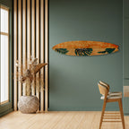 PALM LEAF SURFBOARD Deko-Surfboard