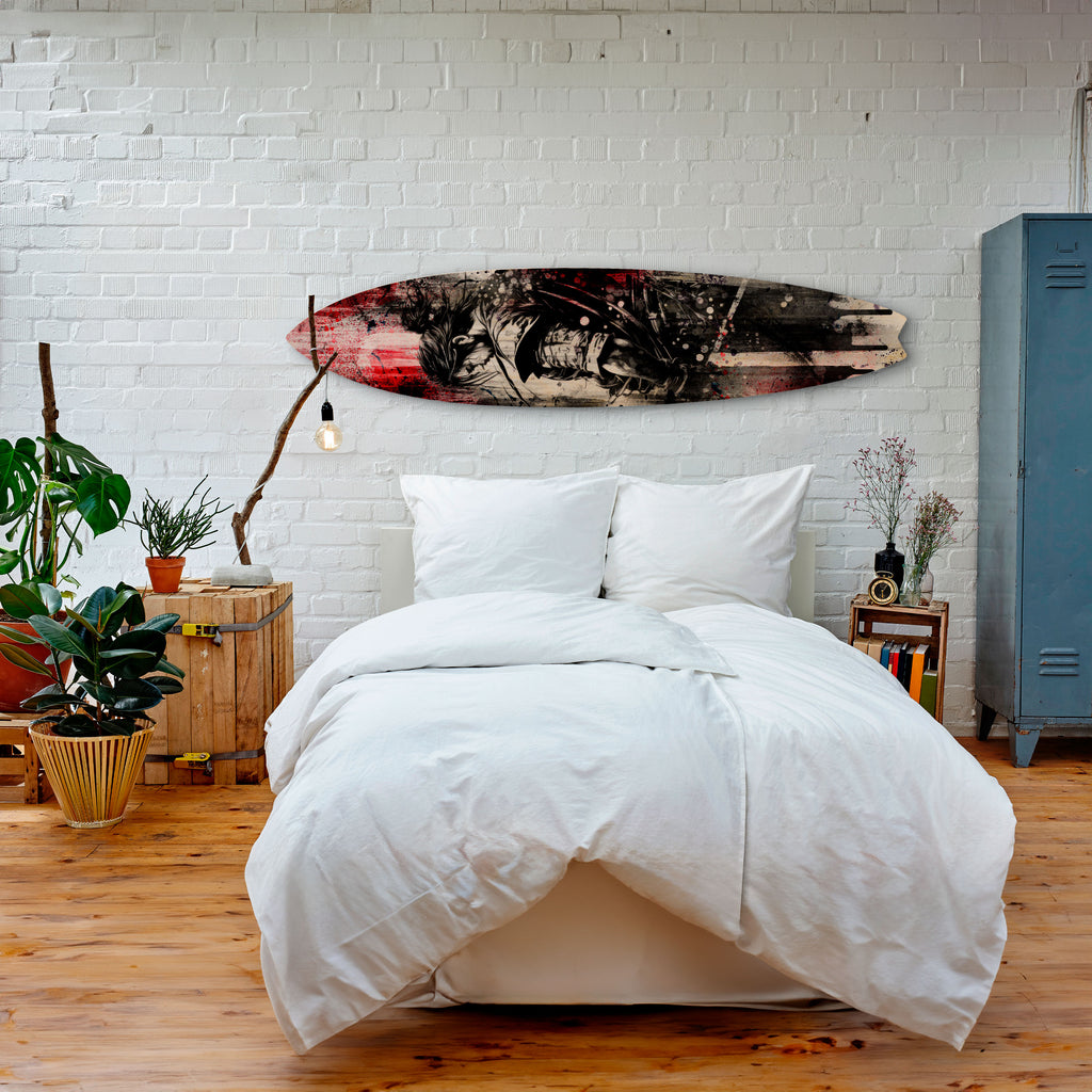 ARTIST ON THE EDGE Deko-Surfboard