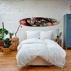 CRIMSON ECHO Surfboard Decorative Panel