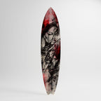 CRIMSON ECHO Surfboard Decorative Panel