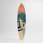 HELLO SUMMER Surfboard Decorative Panel