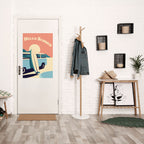 HELLO SUMMER Selbstklebendes Poster - Hochformat