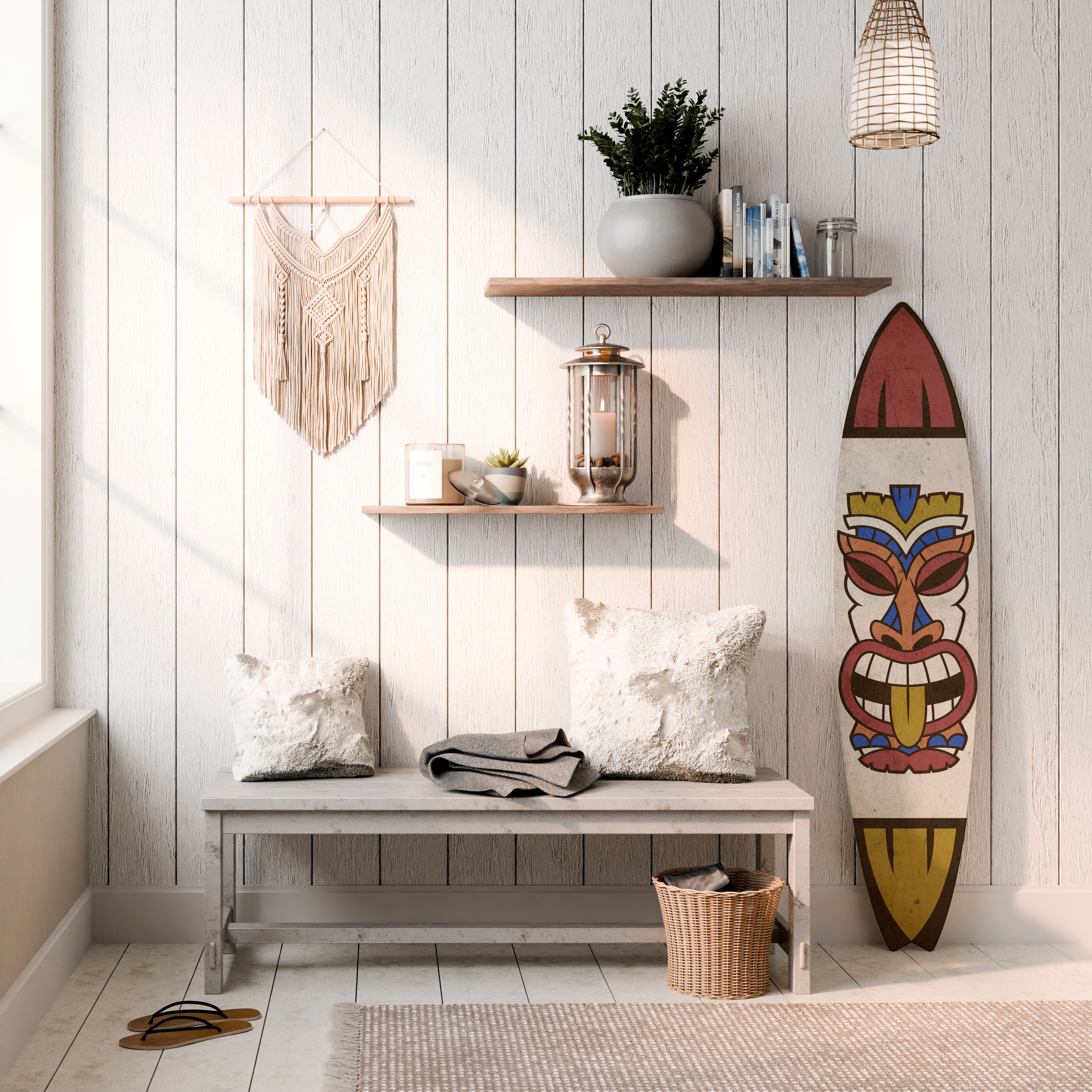 TOTEM TIKI Deko-Surfboard