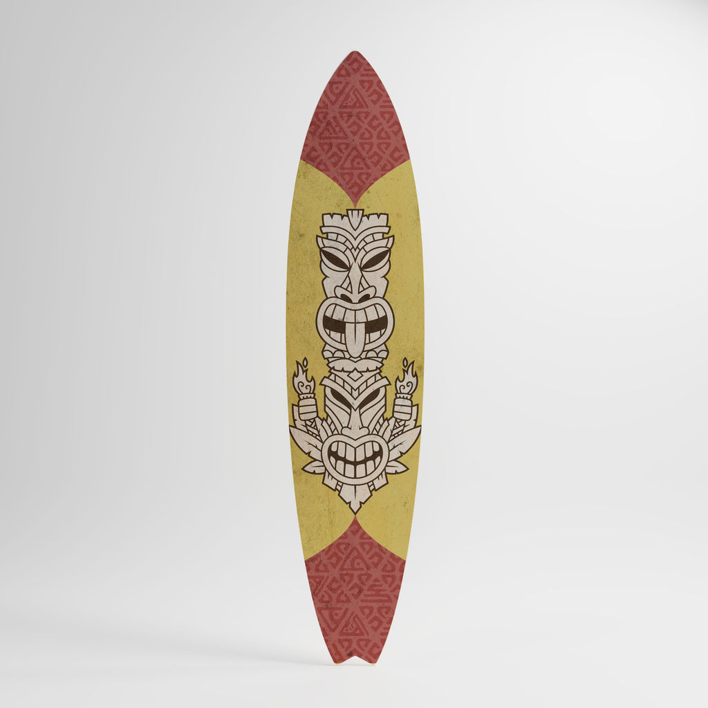 TIKI TOTEM Deko-Surfboard