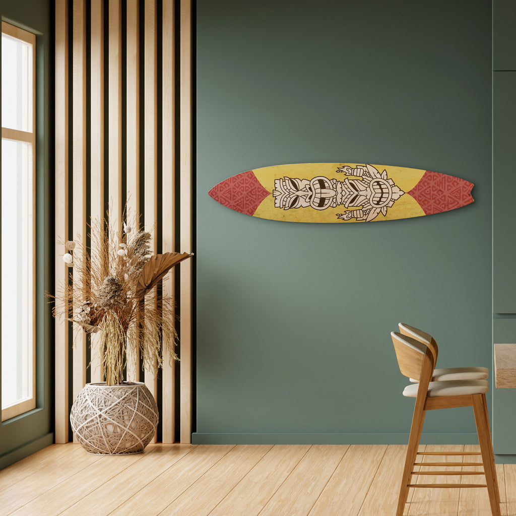 TIKI TOTEM Deko-Surfboard