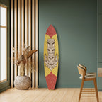 TIKI TOTEM Deko-Surfboard