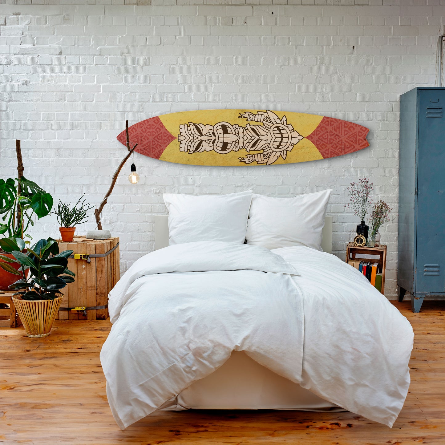 TIKI TOTEM Deko-Surfboard