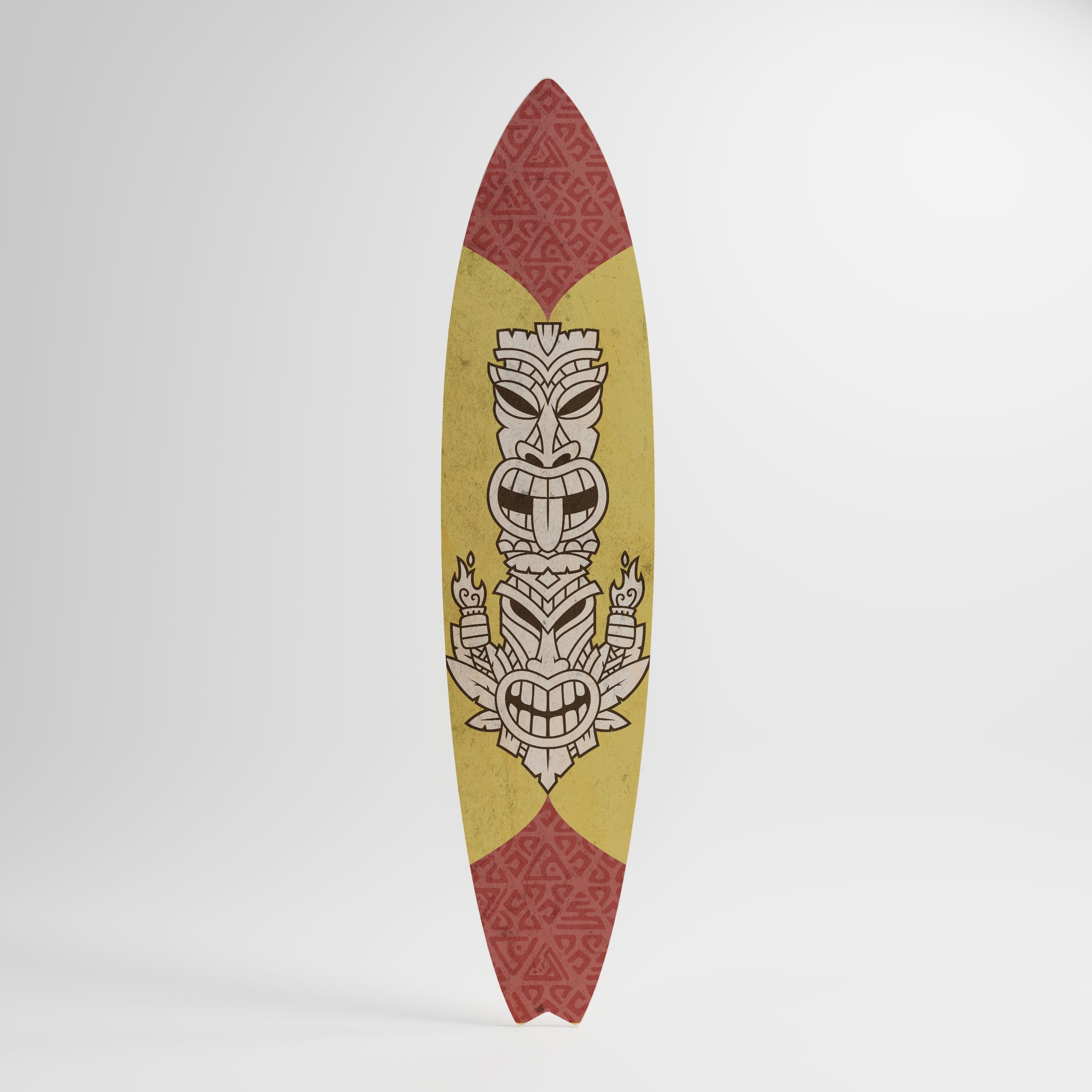 TIKI TOTEM Deko-Surfboard