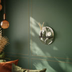 LEAF ECHO Ovales Kunstregal in Schwarz