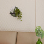 LEAF ECHO Rundes Kunstregal in Schwarz