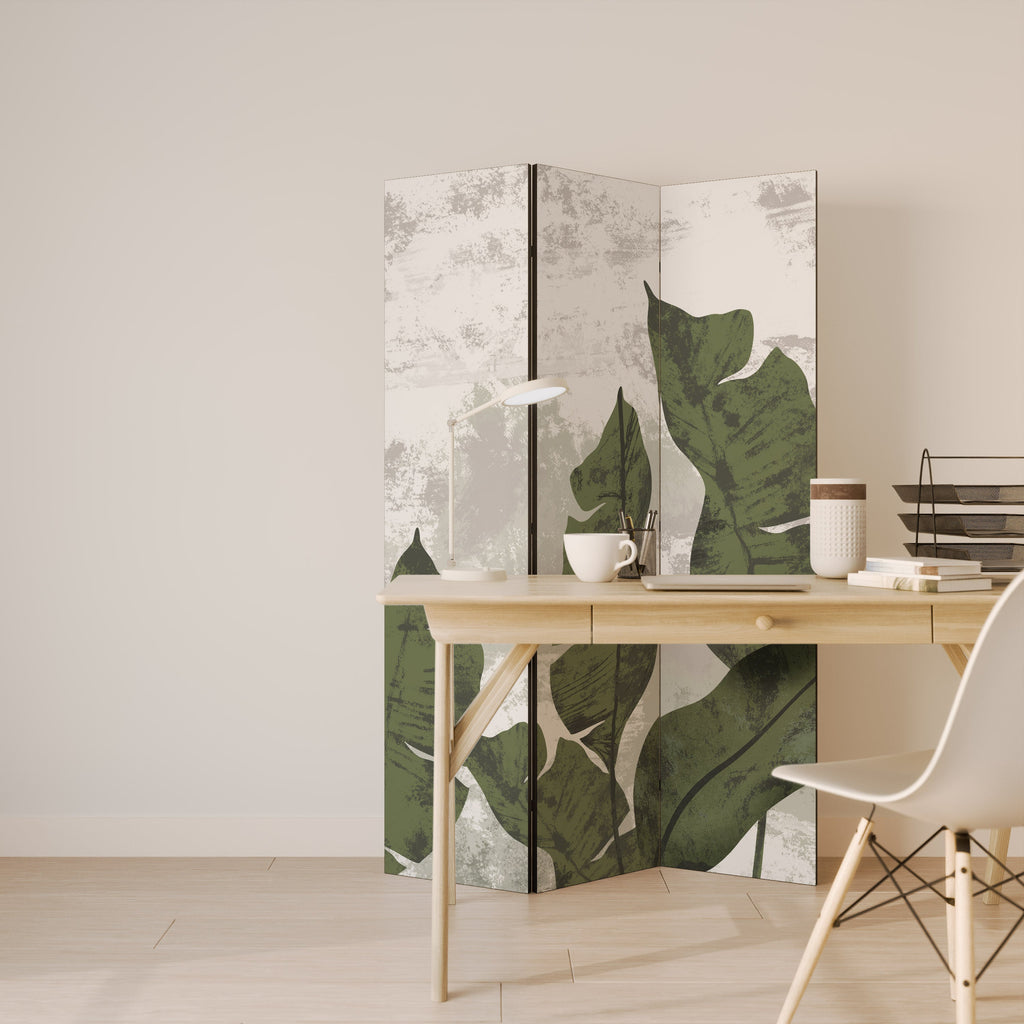 LEAF ECHO Dekorativer 3-teiliger Raumteiler