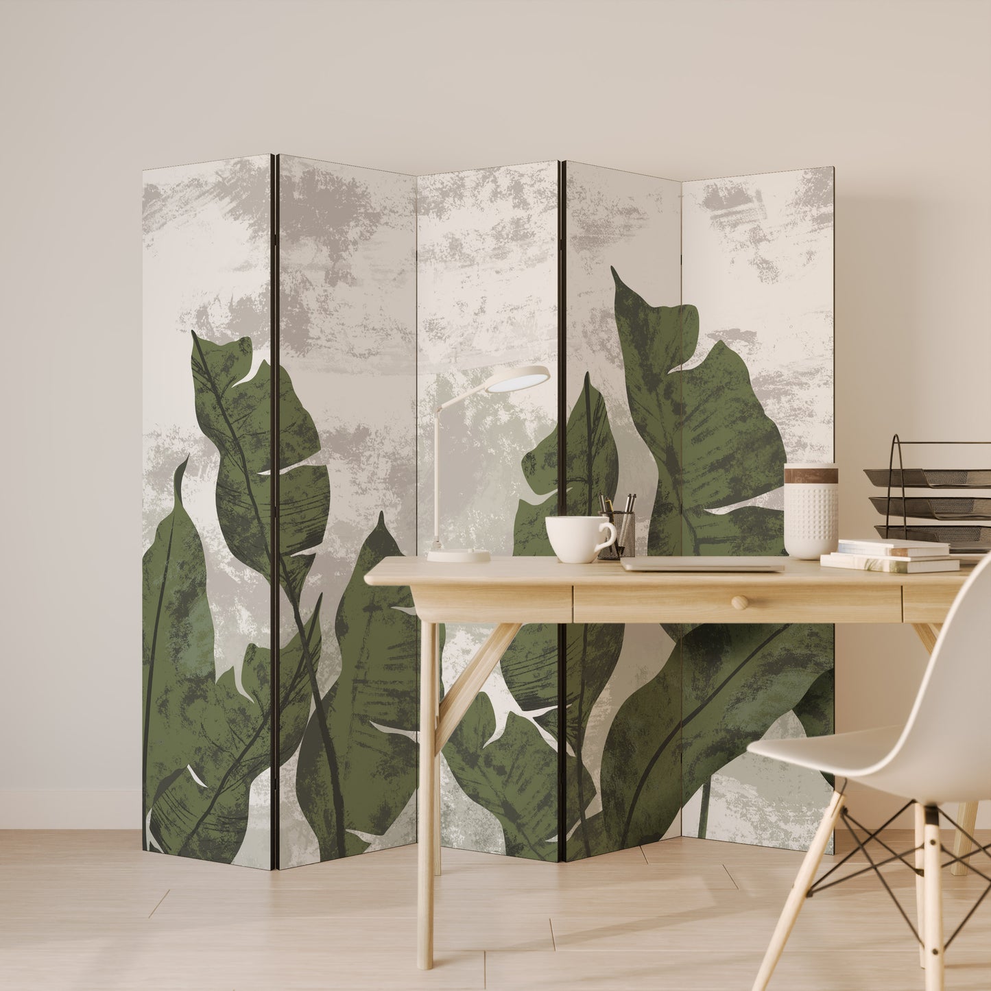LEAF ECHO 5-teiliger Paravent