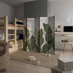 LEAF ECHO Dekorativer Paravent - 5-teilig