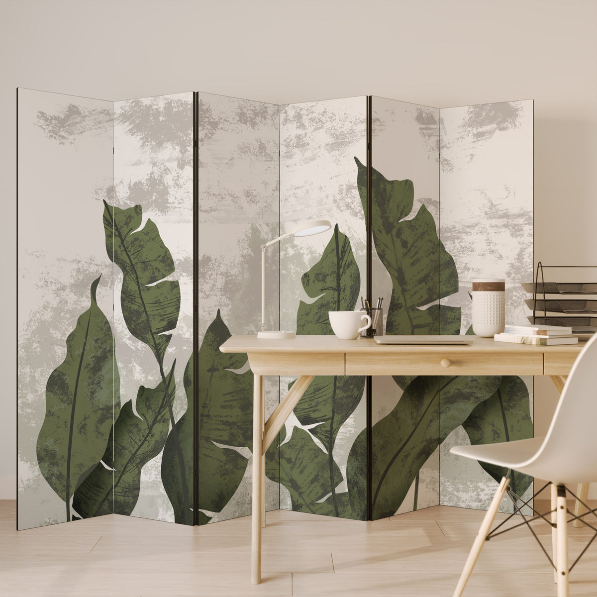 LEAF ECHO 6-teiliger Paravent