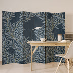 BLUE LEAVES 6-teiliger Paravent