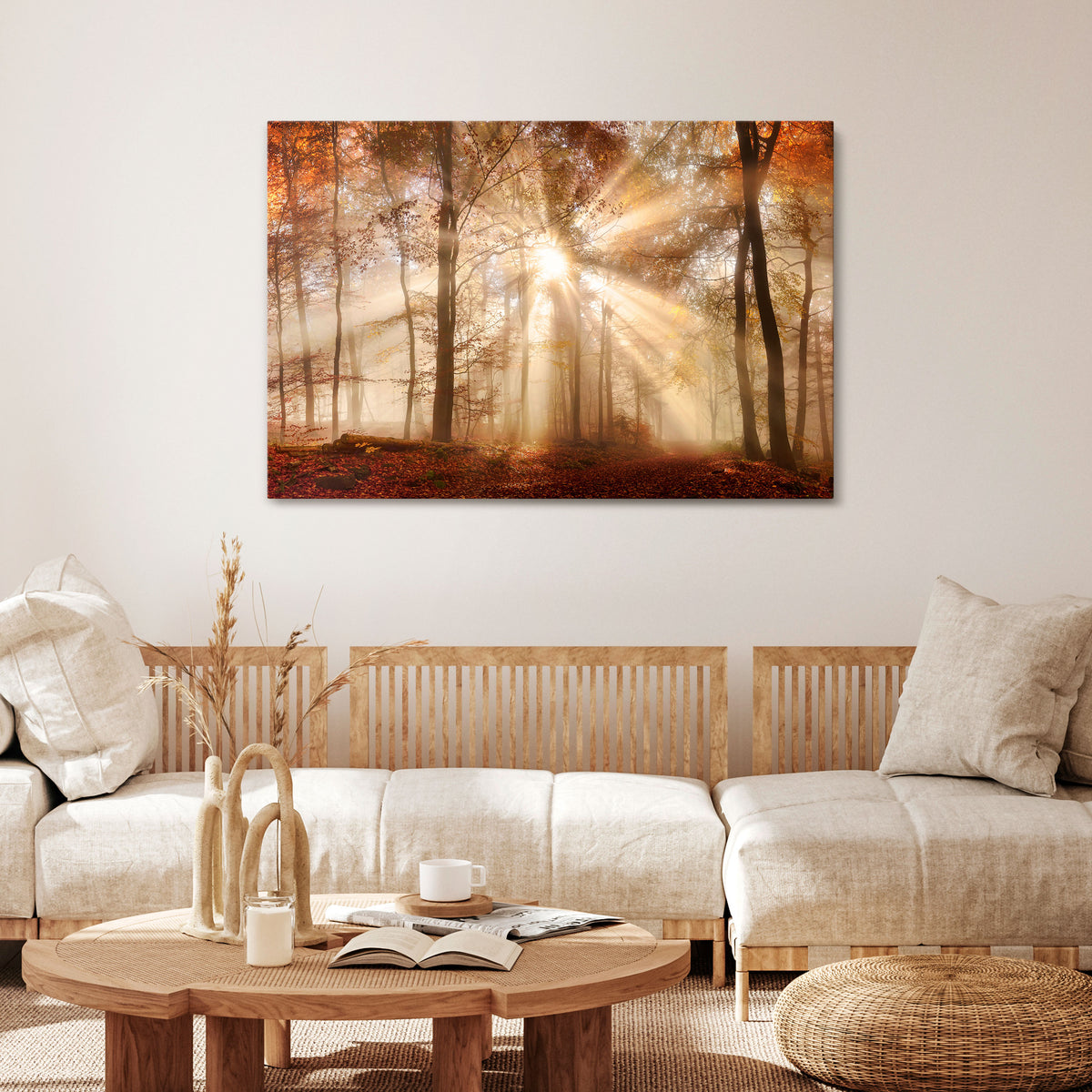 WHISPERS OF AUTUMN Horizontal Canvas Print