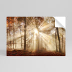 WHISPERS OF AUTUMN Peel and Stick Horizontal Poster