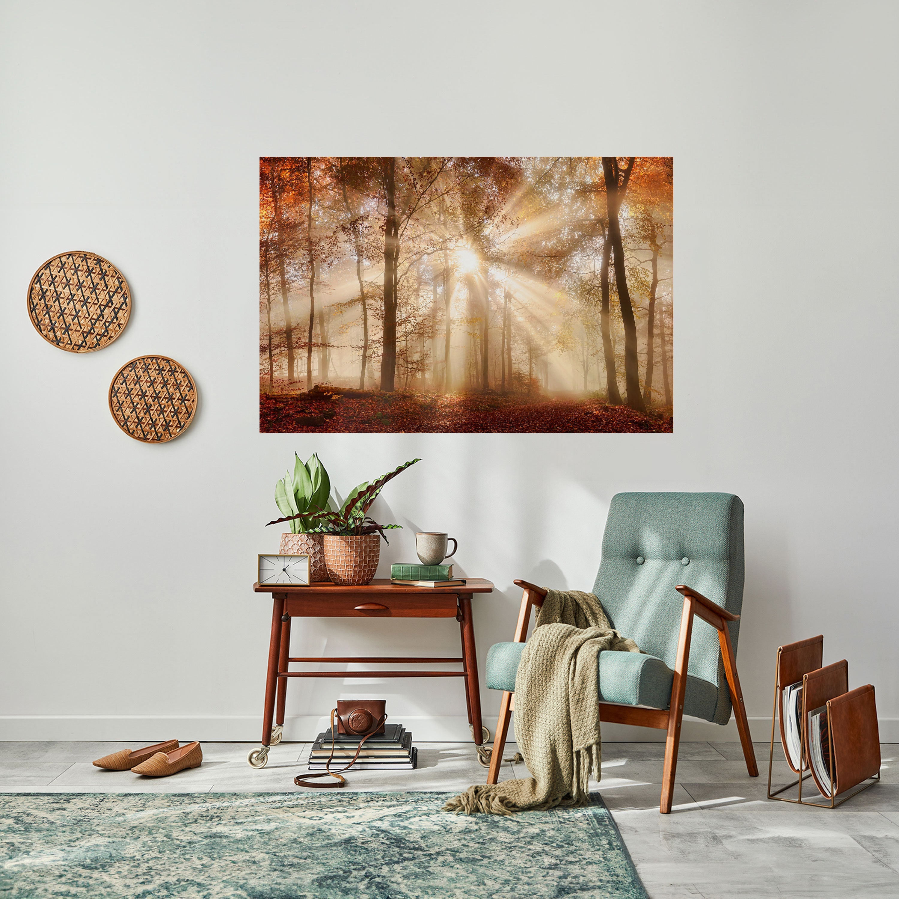 WHISPERS OF AUTUMN Selbstklebendes Horizontal-Poster