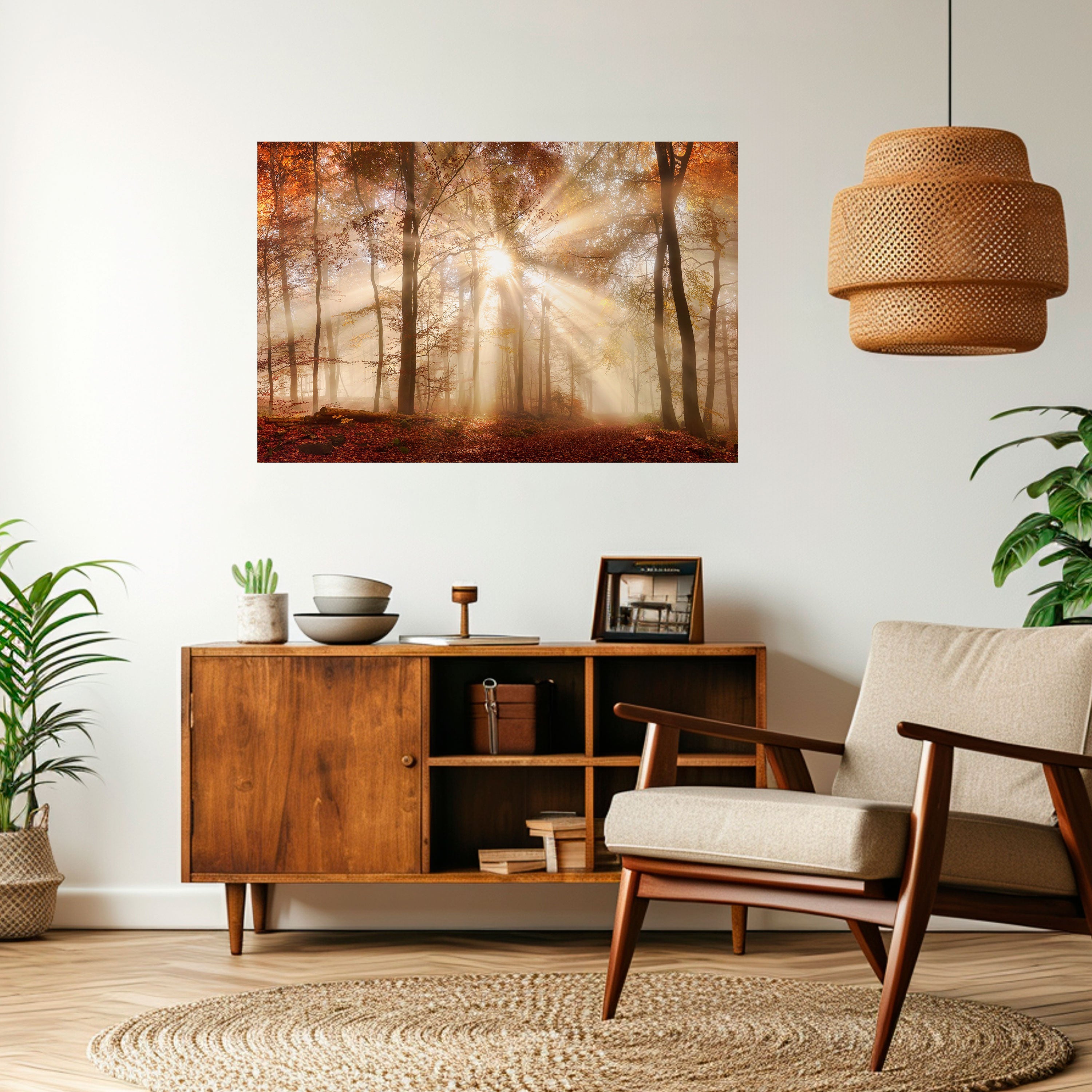 WHISPERS OF AUTUMN Selbstklebendes Horizontal-Poster