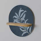 SHADOW BRANCH Ovales Kunstregal in Eiche-Optik