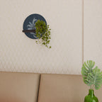 SHADOW BRANCH Rundes Kunstregal in Schwarz