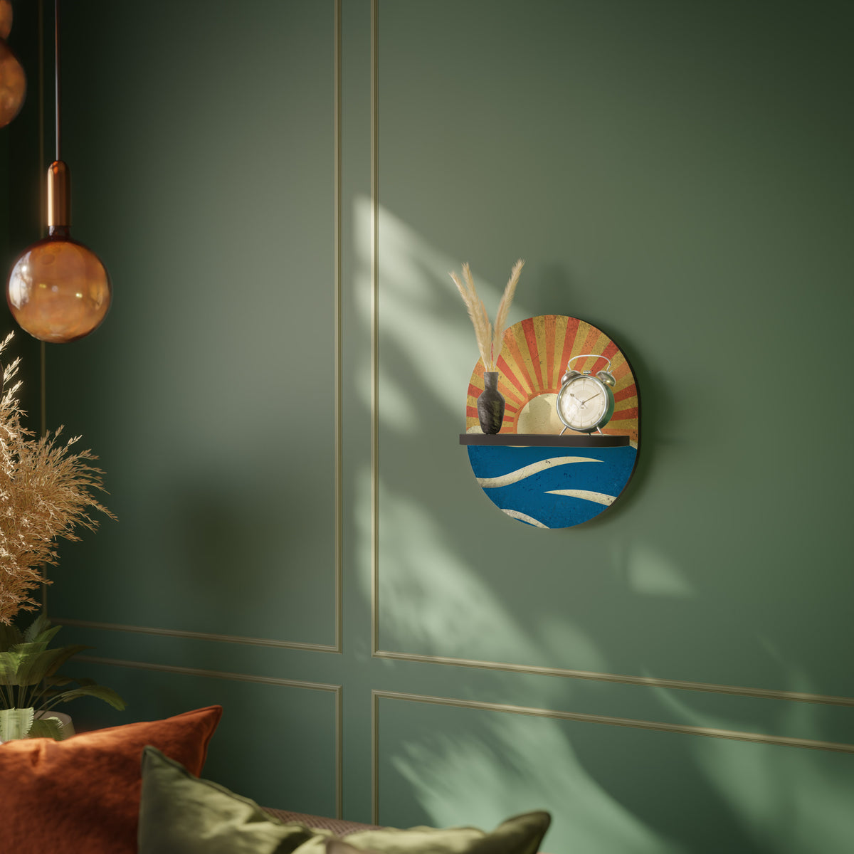 SUNNY SLIDE Dekoratives Wandregal