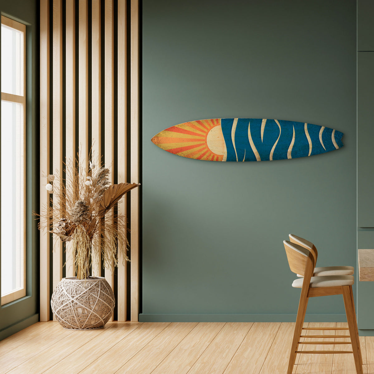 SUNNY SLIDE Deko-Surfboard